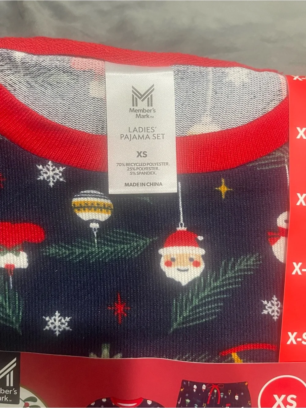 Ladies' Holiday Christmas Pajama Set - XS